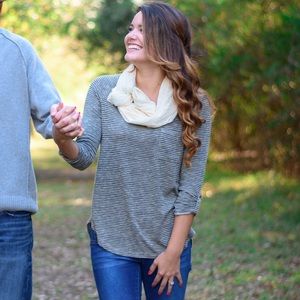 Papaya Rolled Up sleeves Tunic Sz Medium